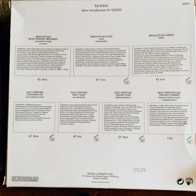 KIT DE ONICIACION AL TRATAMIENTO SENSAI