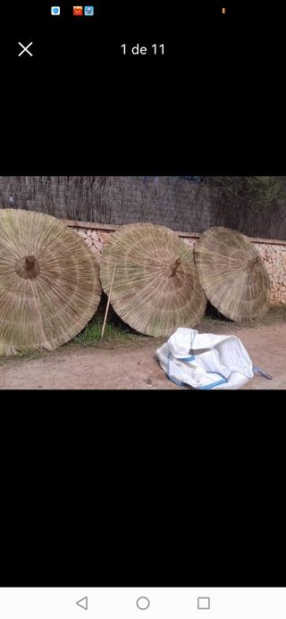 sa hacen sombrillas de brezo esparto mimbre y carr