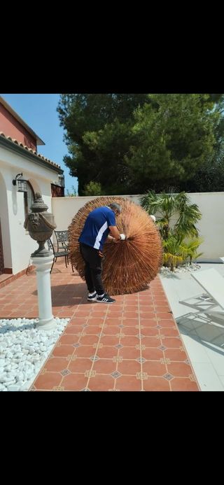 sa hacen sombrillas de brezo esparto mimbre y carr