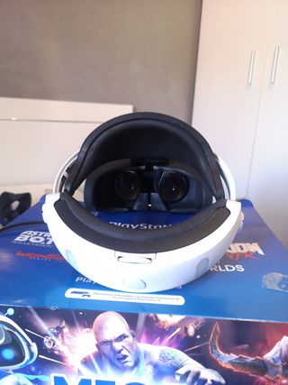 playstation vr + move + cámara + iron man vr 