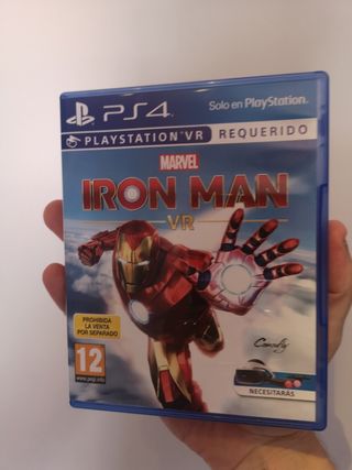 playstation vr + move + cámara + iron man vr 