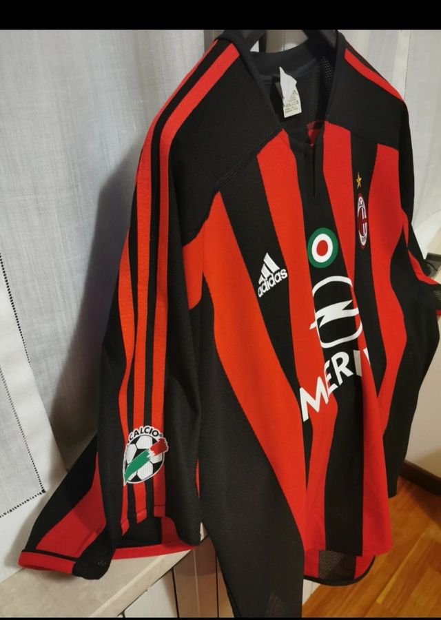 maglia ufficiale Milan firmata da Paolo Maldini 