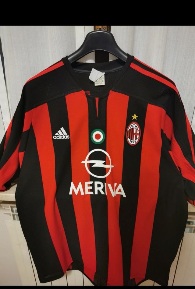 maglia ufficiale Milan firmata da Paolo Maldini 