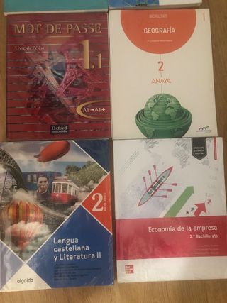 Libros 2 Bachillerato