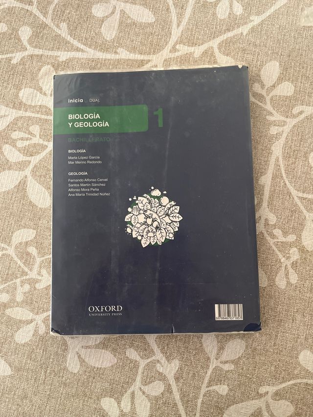 Libro de Biología 1Bachillerato ed OxfordEducation