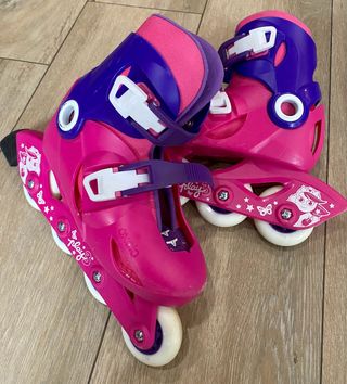 Pack patinaje rosa 