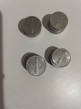 39 monedas de 50 CTS (1966)