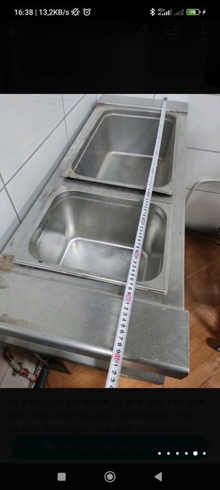 Caletador de comida baño dee María marca repagar