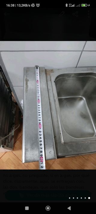 Caletador de comida baño dee María marca repagar