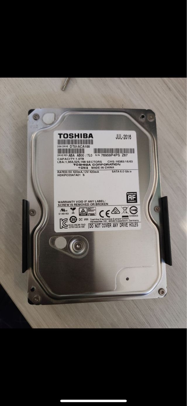 Disco Duro Toshiba 1Tb