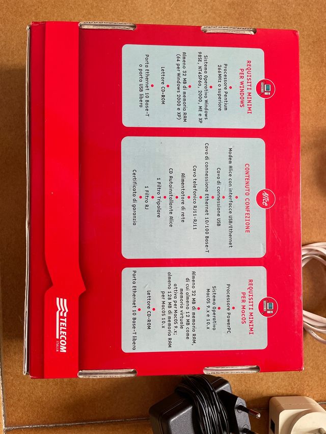 Modem USB/Ethernet Alice Gate Telecom Italia 