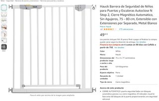 Barrera de Seguridad de Niños para Escaleras