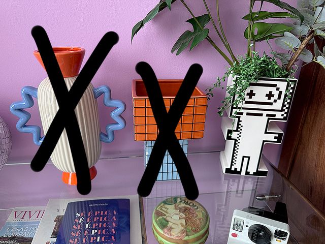 Vaso Robô Pixelado - Original e Divertido