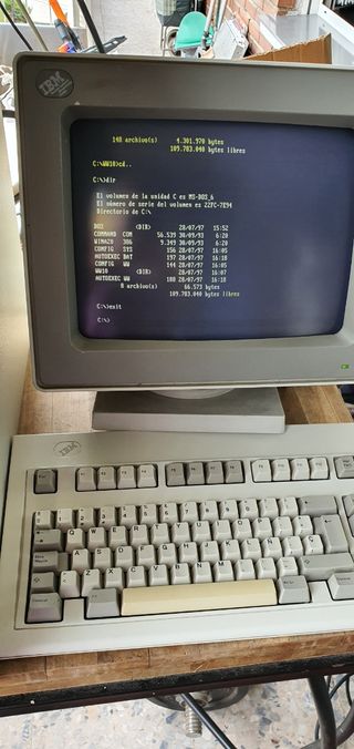 IBM 8565 antiguo retro  i386 para restaurar 