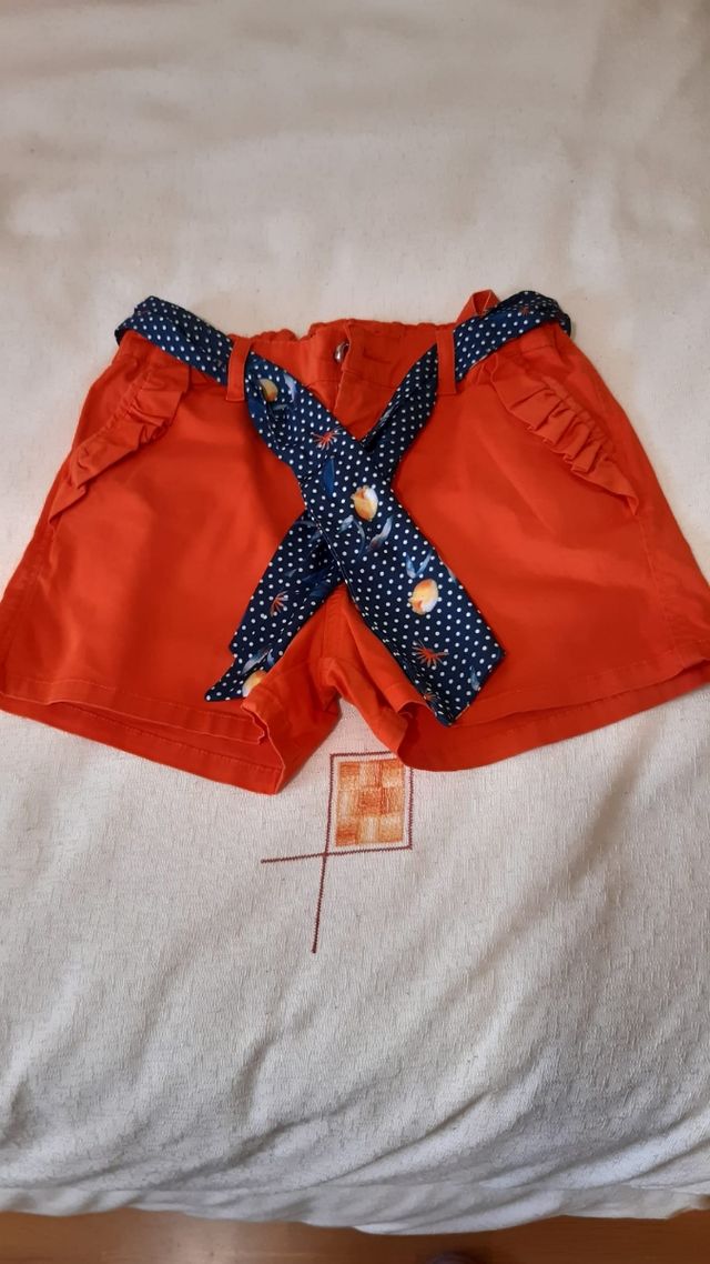 conjunto short y camiseta niña talla 9-10