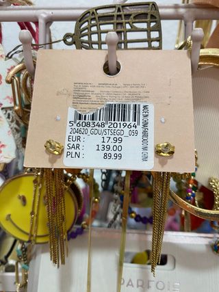 Pendientes Parfois acero inoxidable