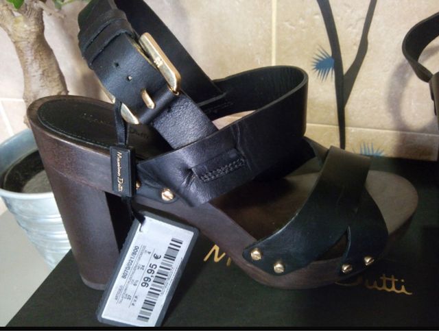 Sandalias piel Massimo Dutti