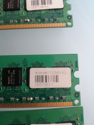 Memoria RAM Kingston 1 Giga kvr667d2n5/1g