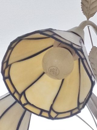 lampara rústica de techo para salón o bodega