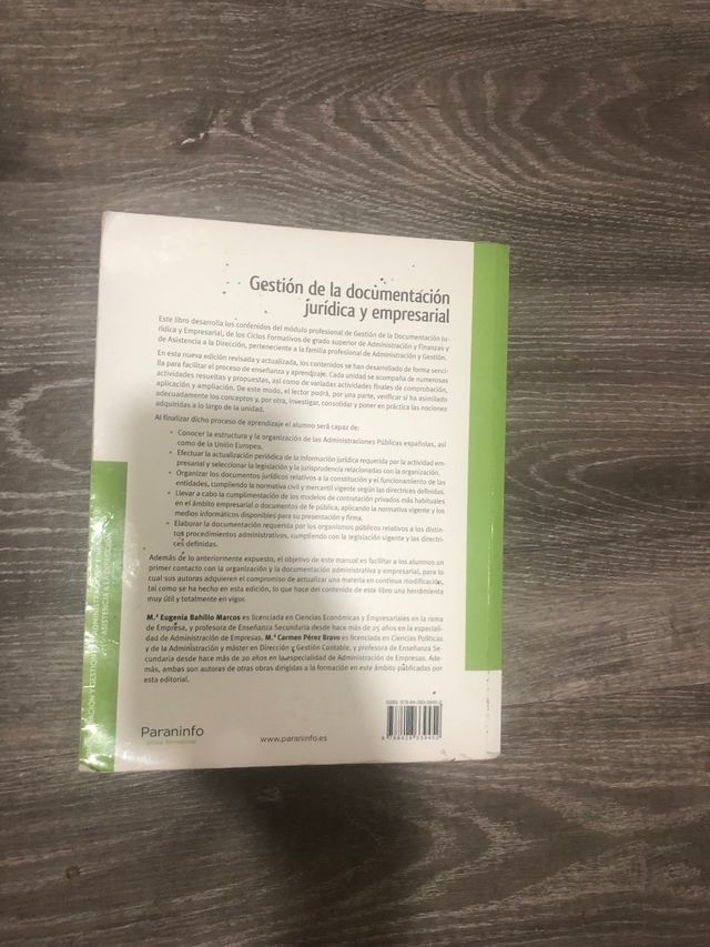 Libro Gestión de la documentación jurídica