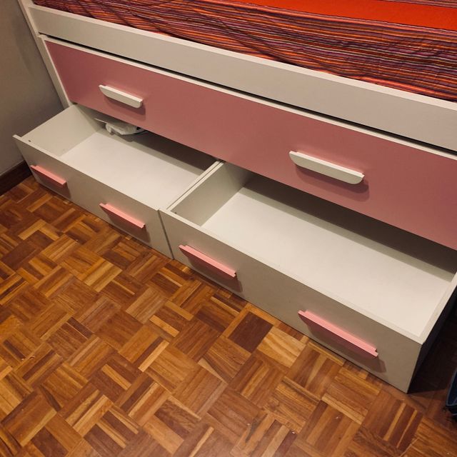 cama para dos personas