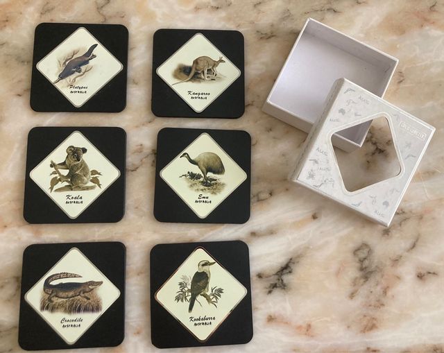 Pack 6 Posavasos de animales