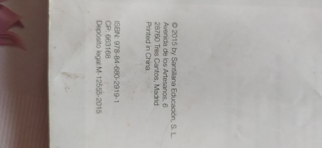 libro de naturales 5 prim. Santillana