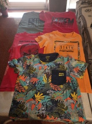 Camisetas niño talla 14 