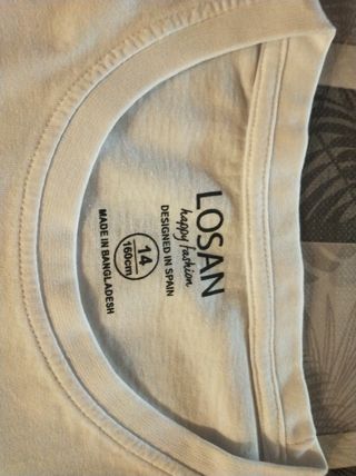 Camisetas niño tirantes talla 14 
