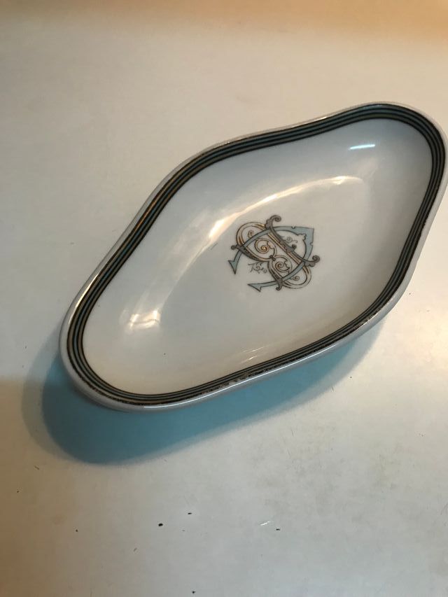 Bandeja de porcelana vintage