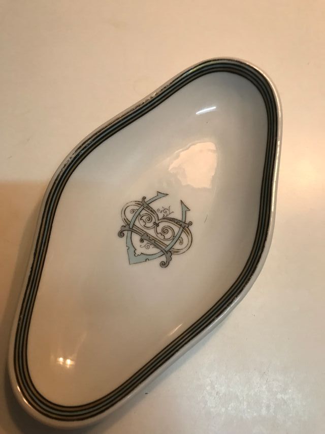 Bandeja de porcelana vintage