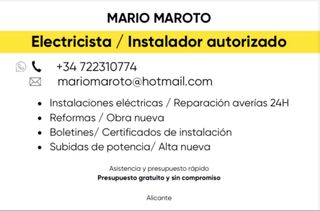 Electricista autorizado