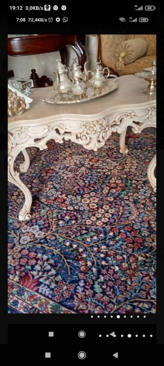 tavolino salotto in stile antico classico 800