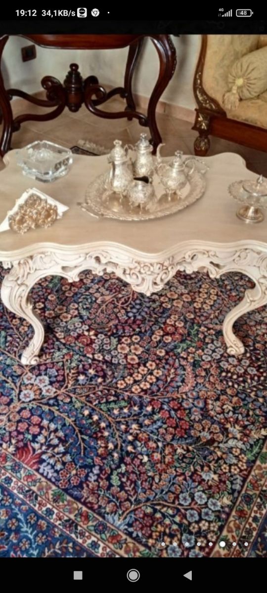 tavolino salotto in stile antico classico 800