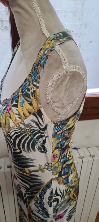 Angelo Marano abito stampa gioielli tg xl-L 