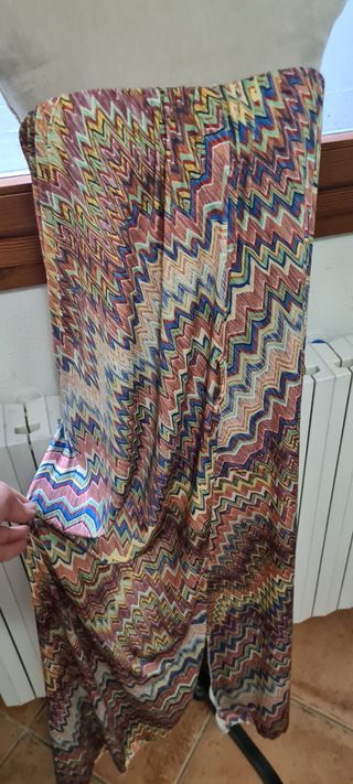 abito lungo stile missoni tg S-M