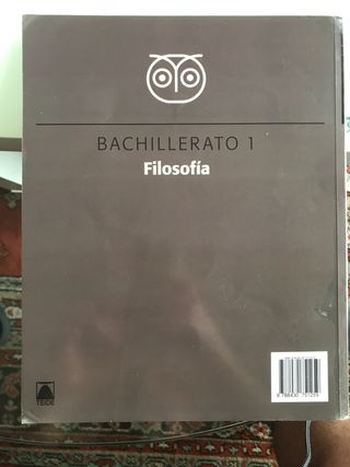 Libro Filosofía bachillerato 1 teide