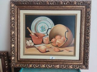 Cuadros originales firmados Barahona y enmarcados