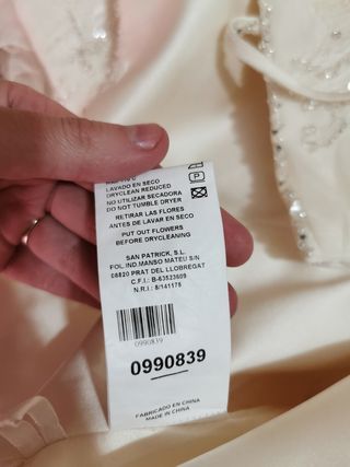 vestido novia San Patrick 