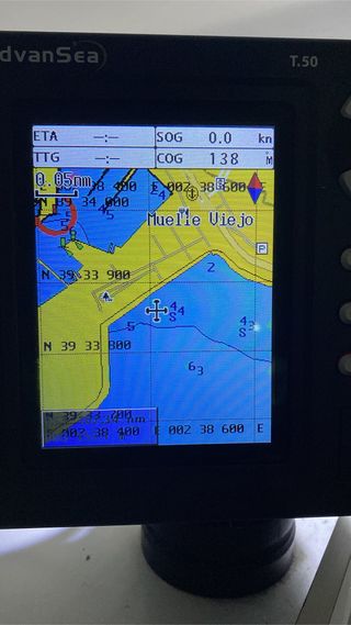 Gps. Plotter. Nautico. Barco
