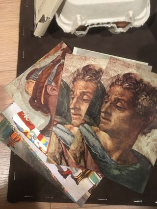 Lote mas de 60 postales antiguas de roma vaticano
