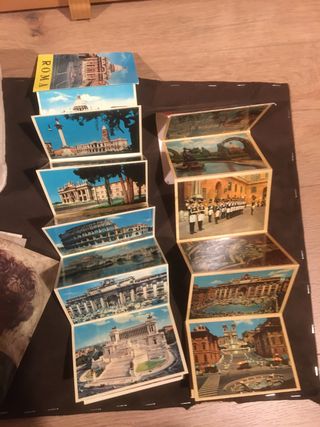 Lote mas de 60 postales antiguas de roma vaticano