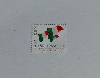 Italia Francobollo in occasione del 150 a 6€.