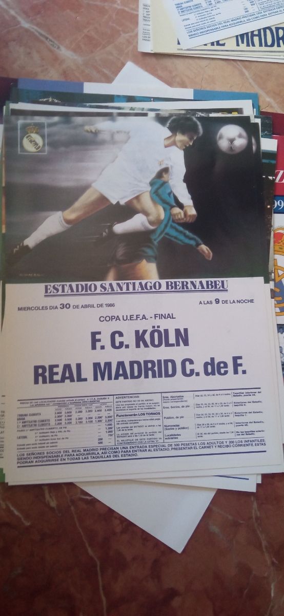 Posters clásicos Real Madrid