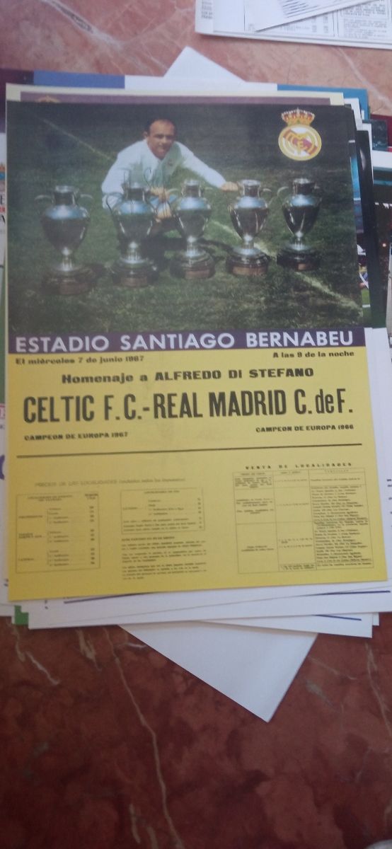Posters clásicos Real Madrid