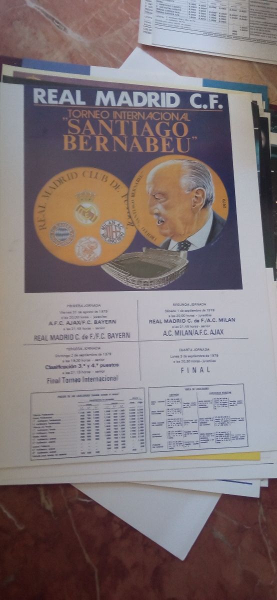 Posters clásicos Real Madrid