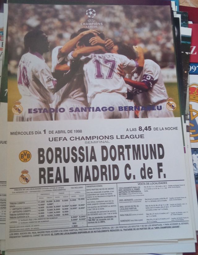 Posters clásicos Real Madrid