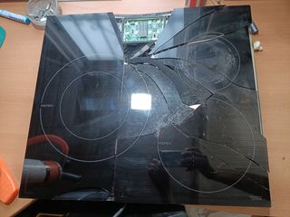 placa inducción rota seguro