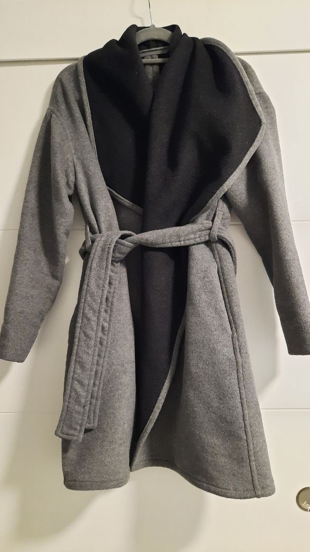 Abrigo gris otoño invierno