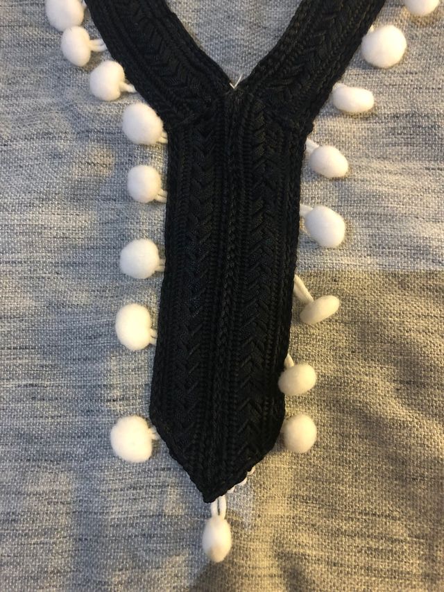 Vestido linho menina 6-7 anos Novo preço